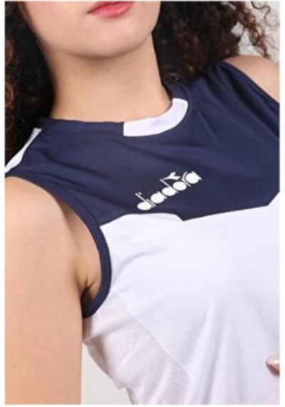 Diadora Elens Kadın Voleybol Tişört Kolsuz Beyaz