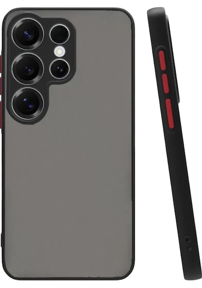 Newface Samsung Uyumlu Galaxy S26 Ultra Montreal Silikon Kapak - Siyah Resimdeki