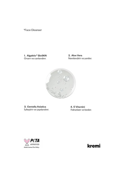 Face Cleanser Makyaj Ve Yüz Temizleme Jeli 150ml Aydınlatıcı, Canlandırıcı, Nemlendirici E Vitamini, Aloe Vera
