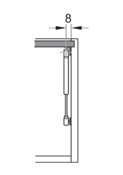 Hafele Notus Gazlı Piston 120N