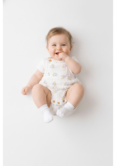 Tiffany Baby & Kids Müslin Flower Dream Salopet ekru