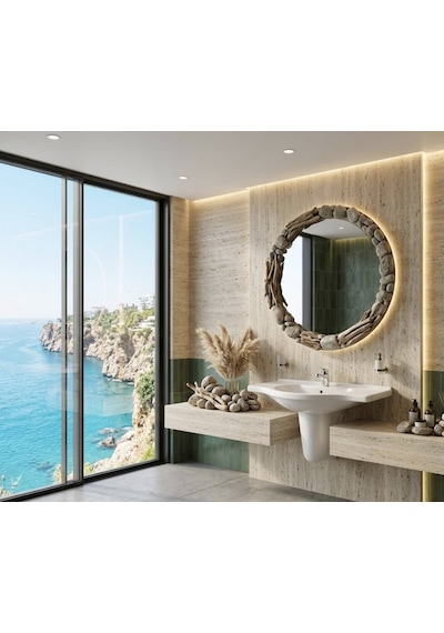 Ece Banyo - Karizma 80 Cm Lavabo Yarım Ayaklı Beyaz Yarım Ayak Dahil - 10kz50080tk