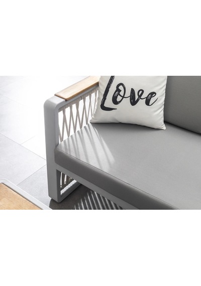 Argos Bahçe Balkon Oturma Grubu Gri