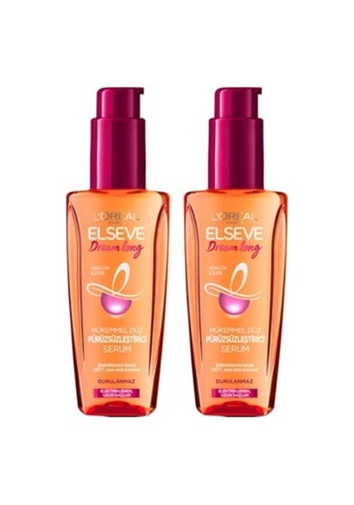 Elseve Dream Long Mükemmel Düz Pürüzsüzleştirici Serum 2 Adet 100 Ml