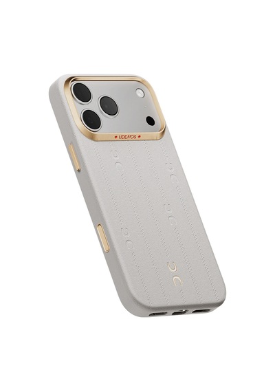 Apple iPhone 17 Pro Uyumlu Kılıf M-safe Şarj Özellikli Udemos Wind Serisi Kapak Beyaz Beyaz