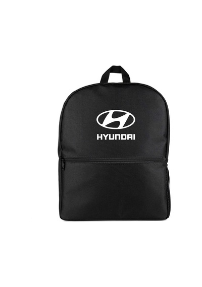 Hyundai White Logo Siyah Sırt Çantası