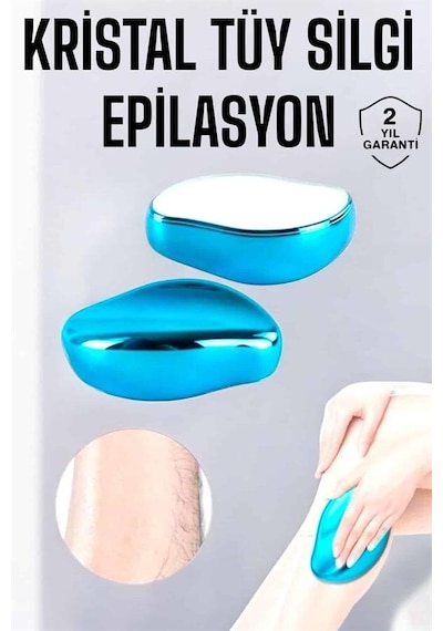 Epilasyon Aleti Bacaklar Kollar İçin Yıkanabilir Kristal Epilatör Tüy Silgi Mh-hs5188-4486