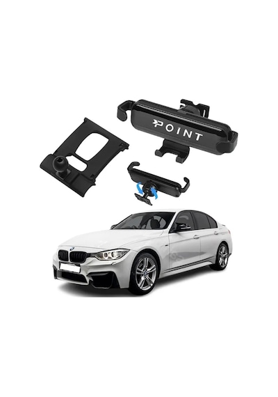 Bmw 3 Kasa 3.20d Xdrive Araca Özel Cep Telefon Tutacağı Robotik Oynar Başlık 2013 - 2018 Profesyonel Siyah