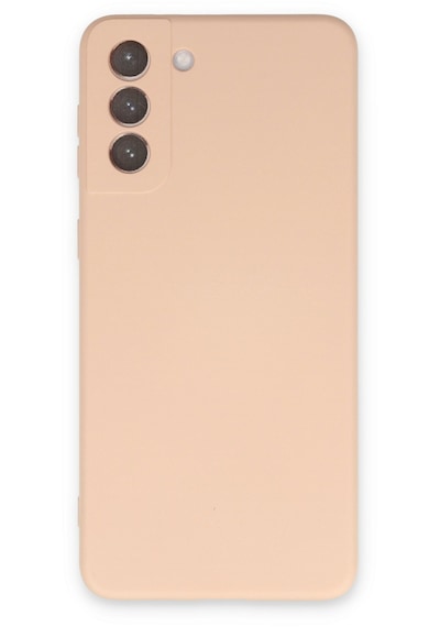 Newface - 270 - Samsung Galaxy S21 Plus Kılıf Nano İçi Kadife Silikon - Edntrend - - Pudra