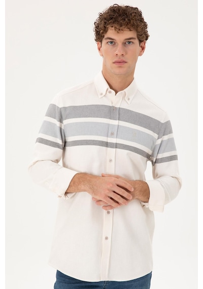 U.s. Polo Assn. Erkek Gömlek 50291406-vr049 Bej