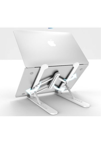Plastik Yükseklik Ayarlı Laptop Standı Siyah Plastik Yükseklik Ayarlı Laptop Standı Siyah