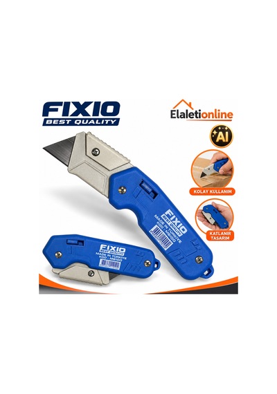 Fixio Plastik Katlanır Maket Bıçağı - 931177207