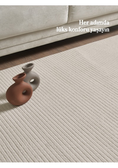 Modern Halı Özel Kesim Halı Kolay Temizlenebilir Halı Salon Halısı Mutfak Halısı Yolluk Bej Halı Bej