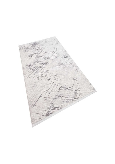 Etro Dekoratif Modern Akrilik Makine Halısı Et05 Gri Krem-gri