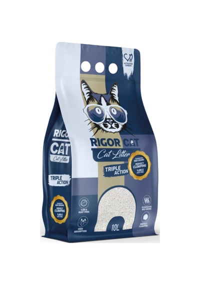 Rigor Cat Aktif Karbonlu Bentonit Kedi Kumu 10 L