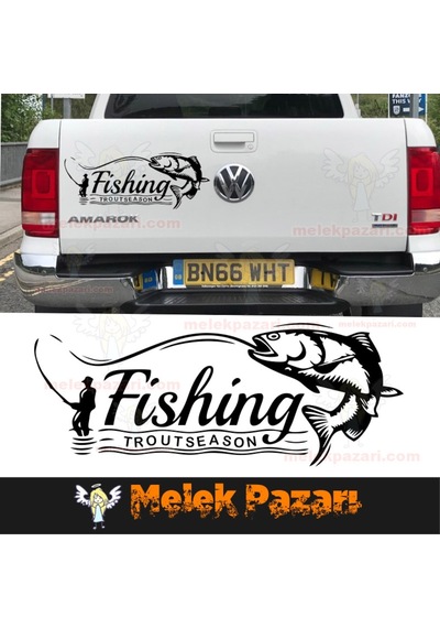 Alabalık Mevsimi, Balık Avı,Avcılık Oto Sticker