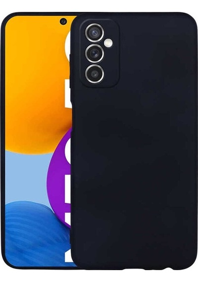 Galaxy M52 Kılıf Zore Premier Silikon Kapak Siyah