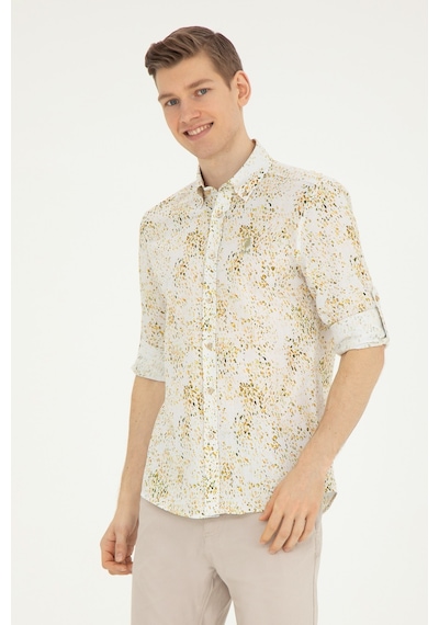 U.s. Polo Assn. Erkek Haki Gömlek Desenli 50283711-vr027 Yeşil U.s. Polo Assn. Erkek Haki Gömlek Desenli 50283711-vr027 Yeşil