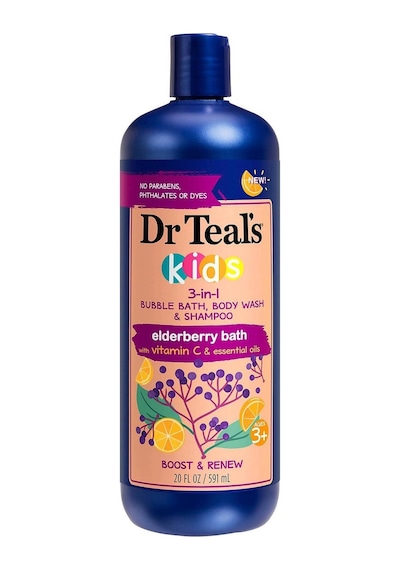Dr.teals Kids Elderberry 3in1 Banyo Köpüğü + Vücut Şampuanı + Şampuan 591ml
