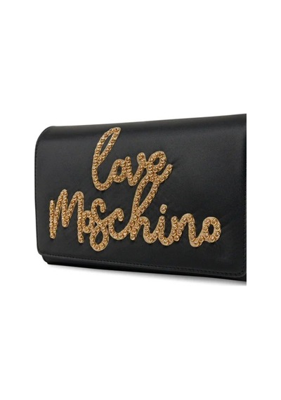 Love Moschino Kapitoneli Çıkarılabilir Zincir Askılı Kadın Çapraz Çanta Jc4055pp1mlh100a Nero
