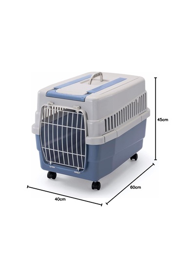 Imac Kim 60 Tekerlekli Kedi Köpek Taşıma Çantası Mavi 60 X 40 X 45 Cm