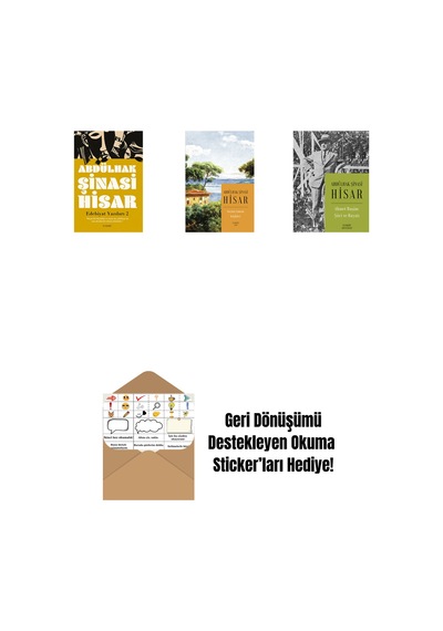 Edebiyat Yazıları 2 + Geçmiş Zaman Köşkleri Kitap Boy + Ahmet Haşim: Şiiri Ve Hayatı + Okuma Sticker'ları