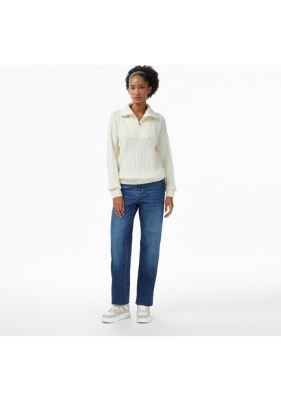 Nautica Kadın Krem Regular Fit Kazakdüz57s136t