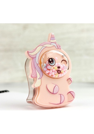 Sevimli Unicorn Tasarımlı Pastel Renkli Kalemtıraş Mikro Okul Çantaları Kırtasiye Malzemesi