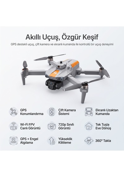 R06 Elite Katlanabilir Drone