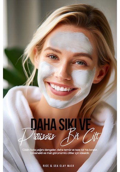 New Well Rice & Sea Clay Mask Pirinç Ve Deniz Özlü Kil Maskesi 100 ML