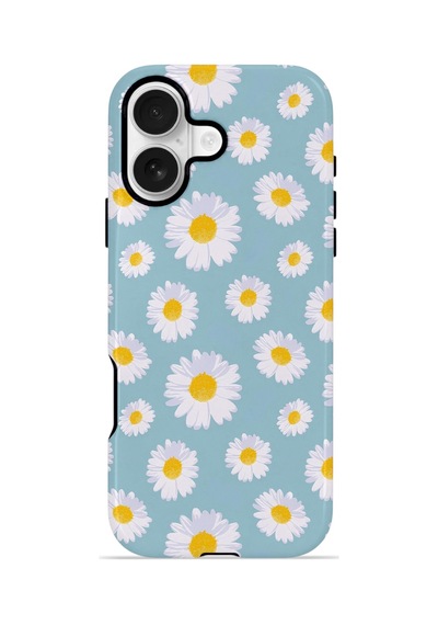 Apple iPhone Uyumlu 17 Vorian Çift Katmanlı Kılıf Daisy Sky