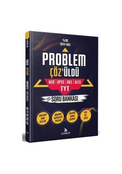 Liyakat Kpss Dgs Ales Msü Tyt Problem Çözüldü Problemler Soru Ban