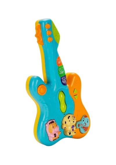 Minibo Sesli ve Işıklı Hayvan Figürlü Gitar