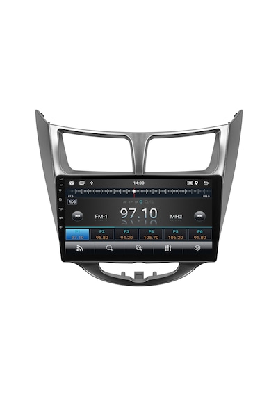 Hyundai Accent Blue Android Multimedya Sistemi 2011-2017 Crv-4260xd Gri Çerçeve 9"