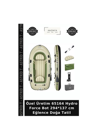 Özel Üretim 65164 Hydro Force Bot 294 137 Cm Eğlence Doğa Tatil Çok Renkli