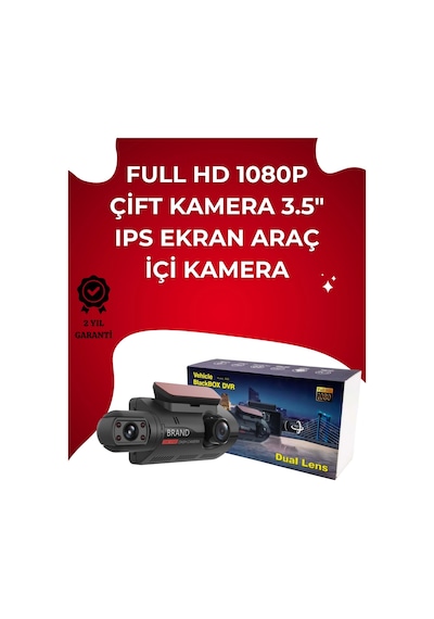 Otomatik Kayıtlı Full Hd Araç Kamerası Döngüsel Kayıt Hareket Algılama