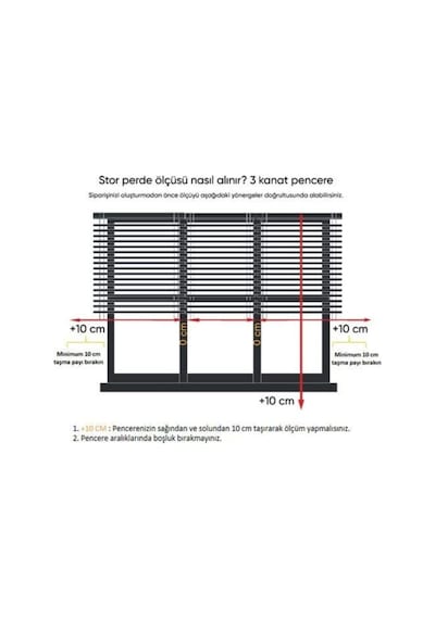 Ekru Güneşlik Stor Perde Etek Dilimli Stor Perde Ekru