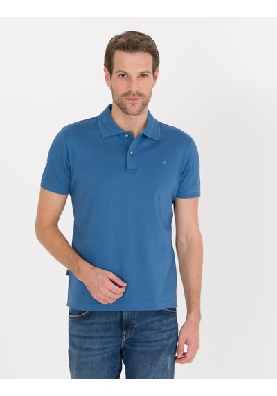 Pierre Cardin Erkek Koyu Mavi Basic Tişört 50262665-Vr032 Koyu Mavi