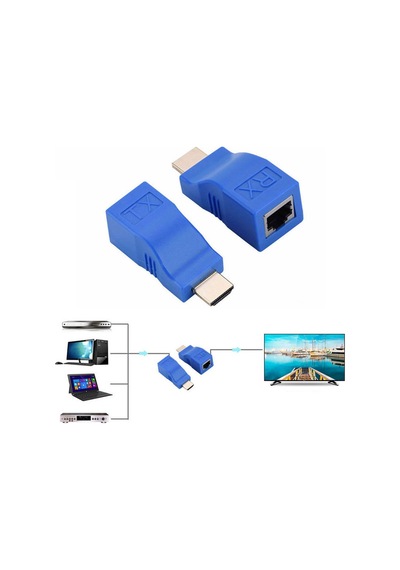 30 Metre Hdmı Uzatma Aparatı - 3D - Full Hd 1080P - Extender (533634667)