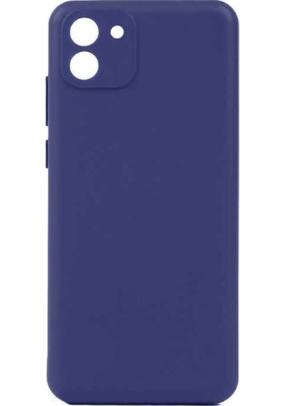 Galaxy A03 Kılıf Zore Biye Silikon Lacivert