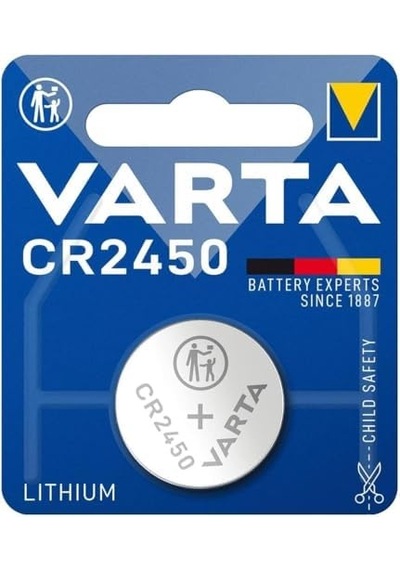 Lityum Pil Cr 2450, 560 Mah, 3 V, Tekli Blister