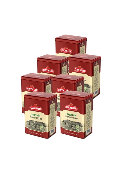 Organik Hemşin Çayı Teneke Kutu 400 Gr. Yedili Paket
