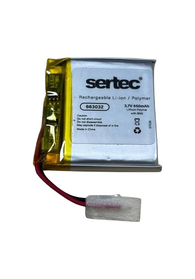 Sertec 663032 3.7v 650mah Li-polymer Pil Devreli/1.5a Evimdeyokyok