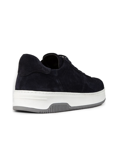 Deery Hakiki Süet Lacivert Erkek Sneaker Ayakkabı - 01965Mlcve03 Lacivert