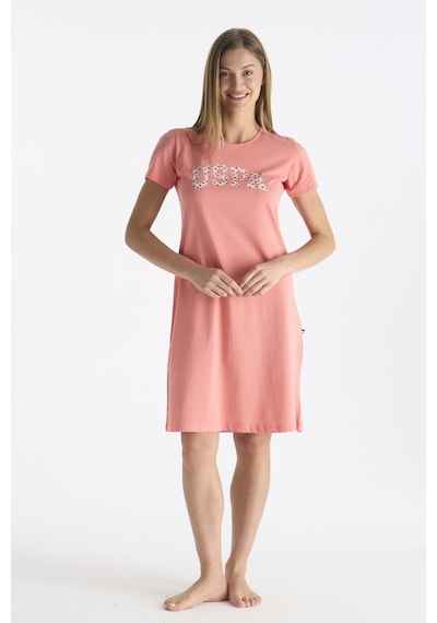 U.S. Polo Assn. U.s Polo Assn. 20200 Kadın Kısa Kollu Gecelik-mercan