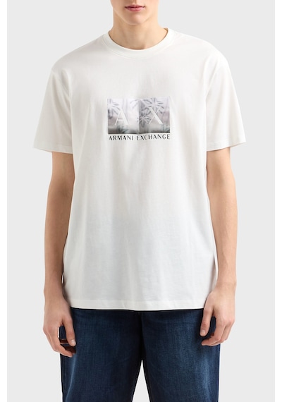 Armani Exchange Erkek T Shirt Xm000555 Af10358 U0009 Beyaz Beyaz