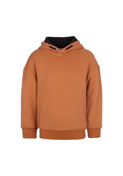 Brz Kids Unisex Çocuk Basic Hoodie Kahverengi