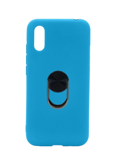 Nettech Huawei Y7 2019 Uyumlu Leather Ring Nano Arka Koruma Kılıf