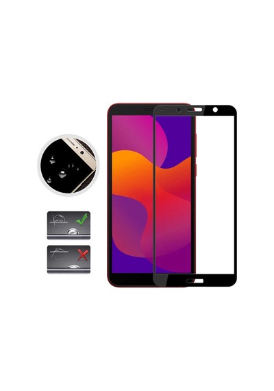 Huawei Y5P Full Ekran Koruyucu Cam Kenarları Kırılmaya Dayanıklı