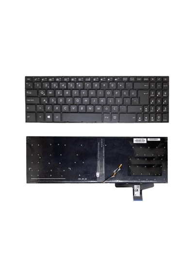 Asus Uyumlu Vivobook X580v, X580vd, X580vn Klavye Işıklı K-as77